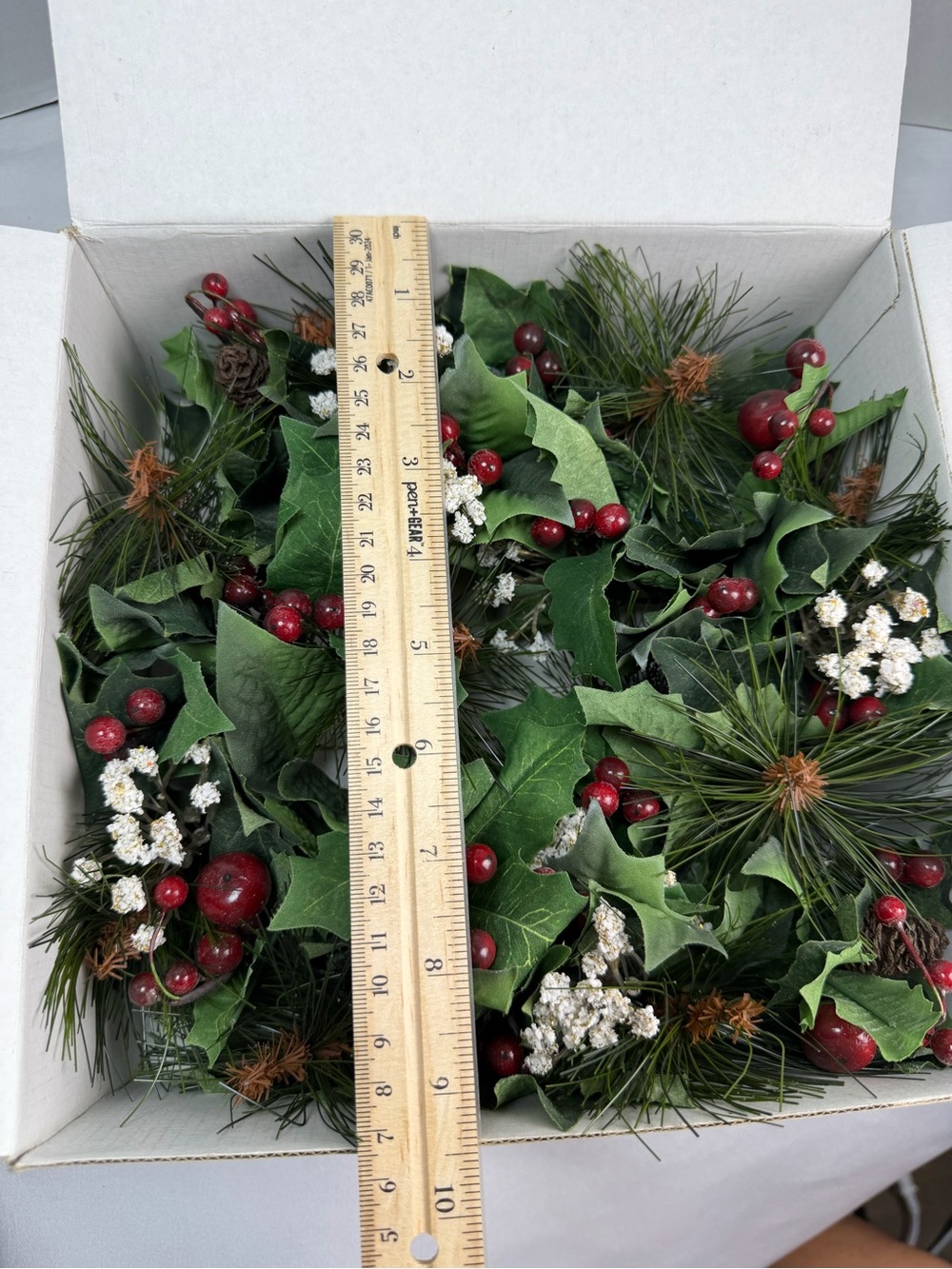 Retired Partylite Floral Candle Rings/Mini Wreaths Qty 4 Brand New See Note - Picture 8 of 9